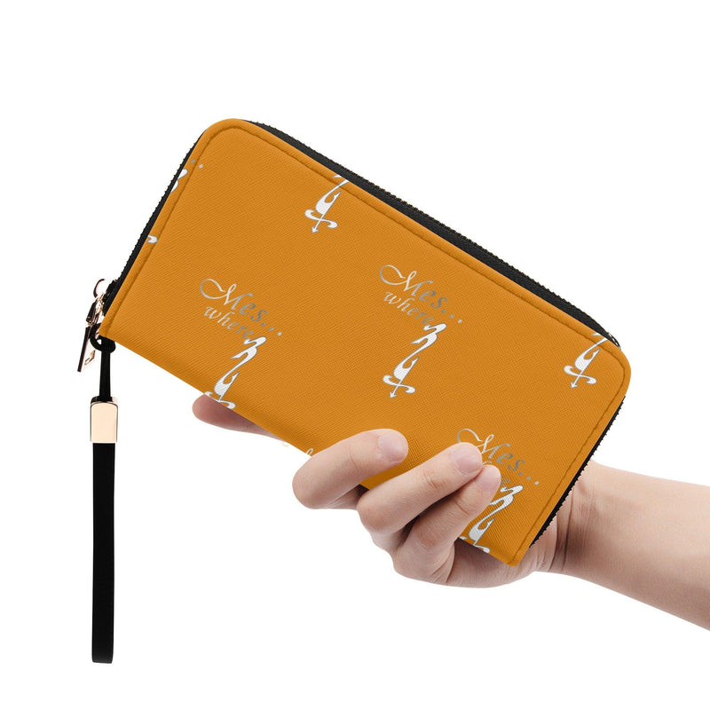 Clutch Leather Zipper Wallet