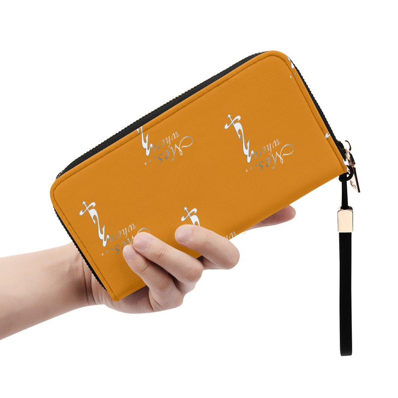 Clutch Leather Zipper Wallet