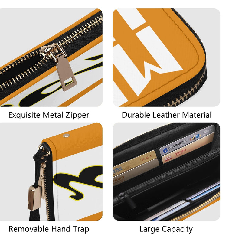 Clutch Leather Zipper Wallet