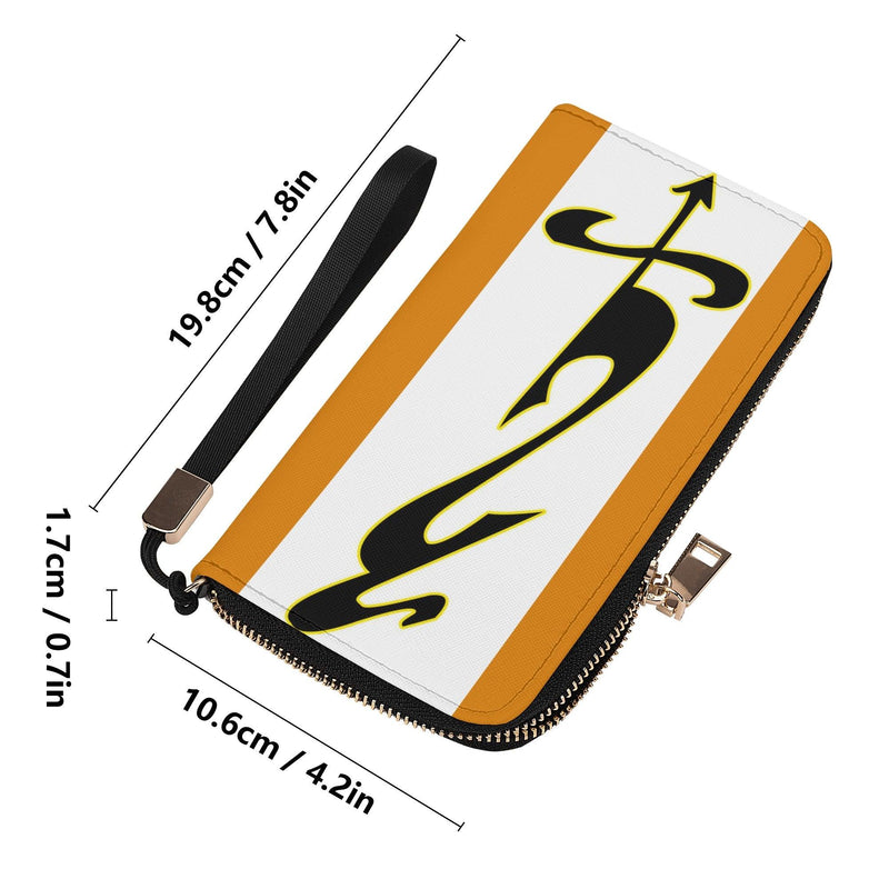 Clutch Leather Zipper Wallet
