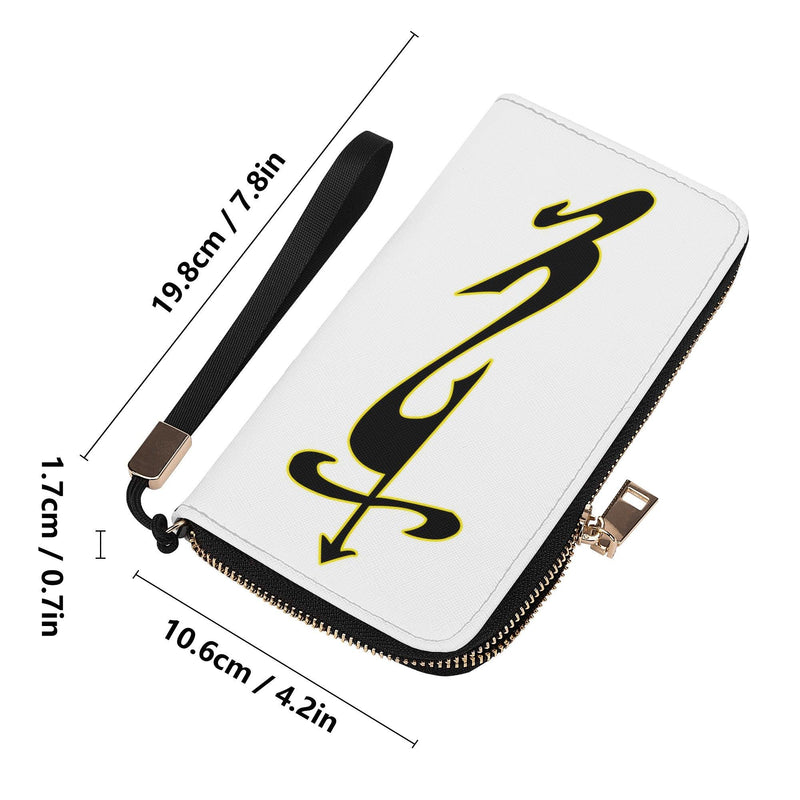 Clutch Leather Zipper Wallet